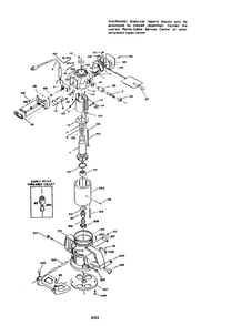 Speedtronic Router Diagram and Parts List for 5181  Porter Cable Router